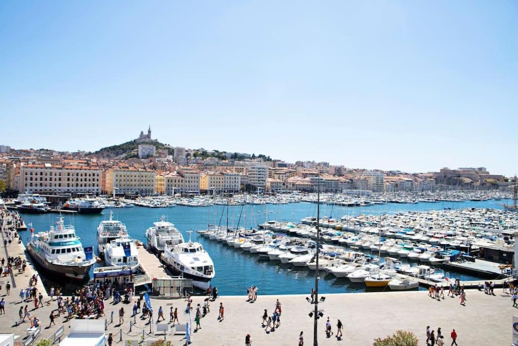 Apartament Cabana & Clin D'Oeil Sur Le Vieux Port Marsylia Zewnętrze zdjęcie